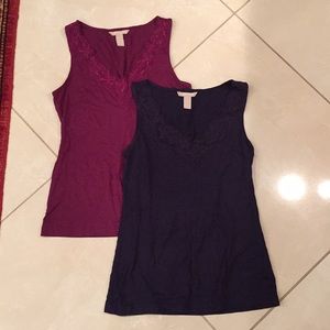 Banana republic lace camis
